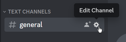 Edit channel