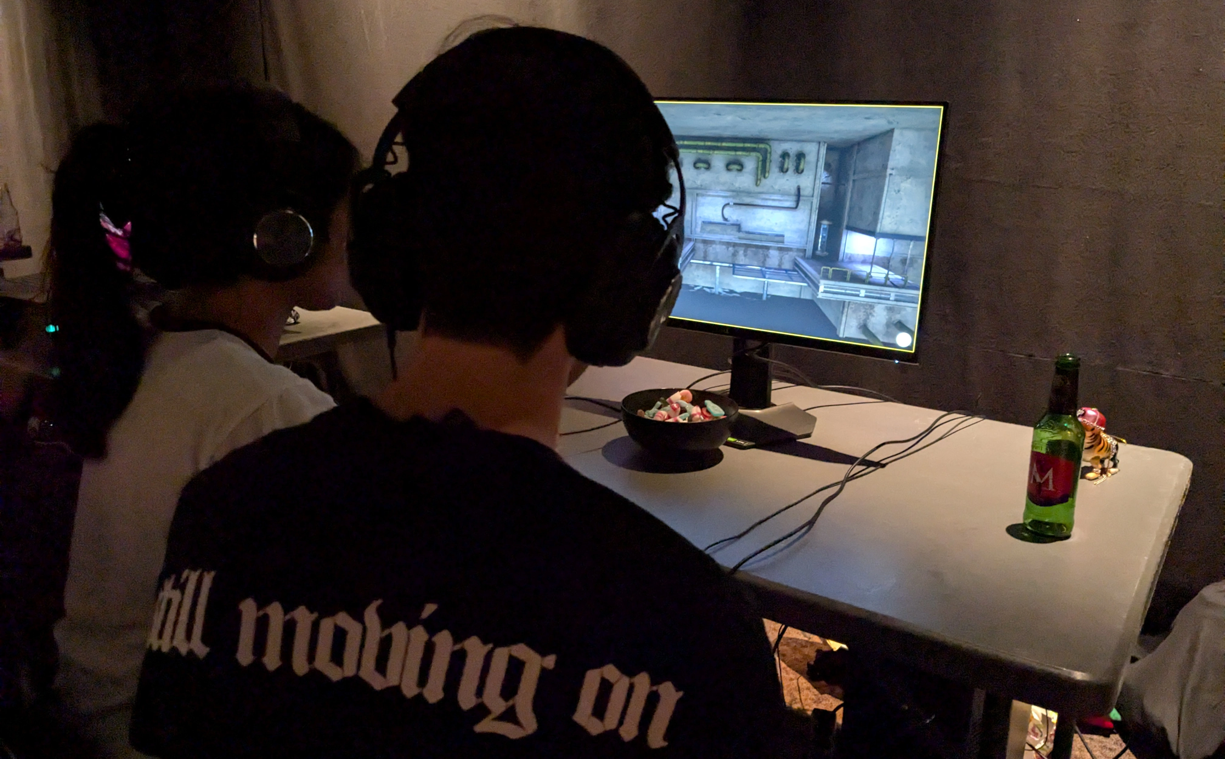 Two players testing Sonder.